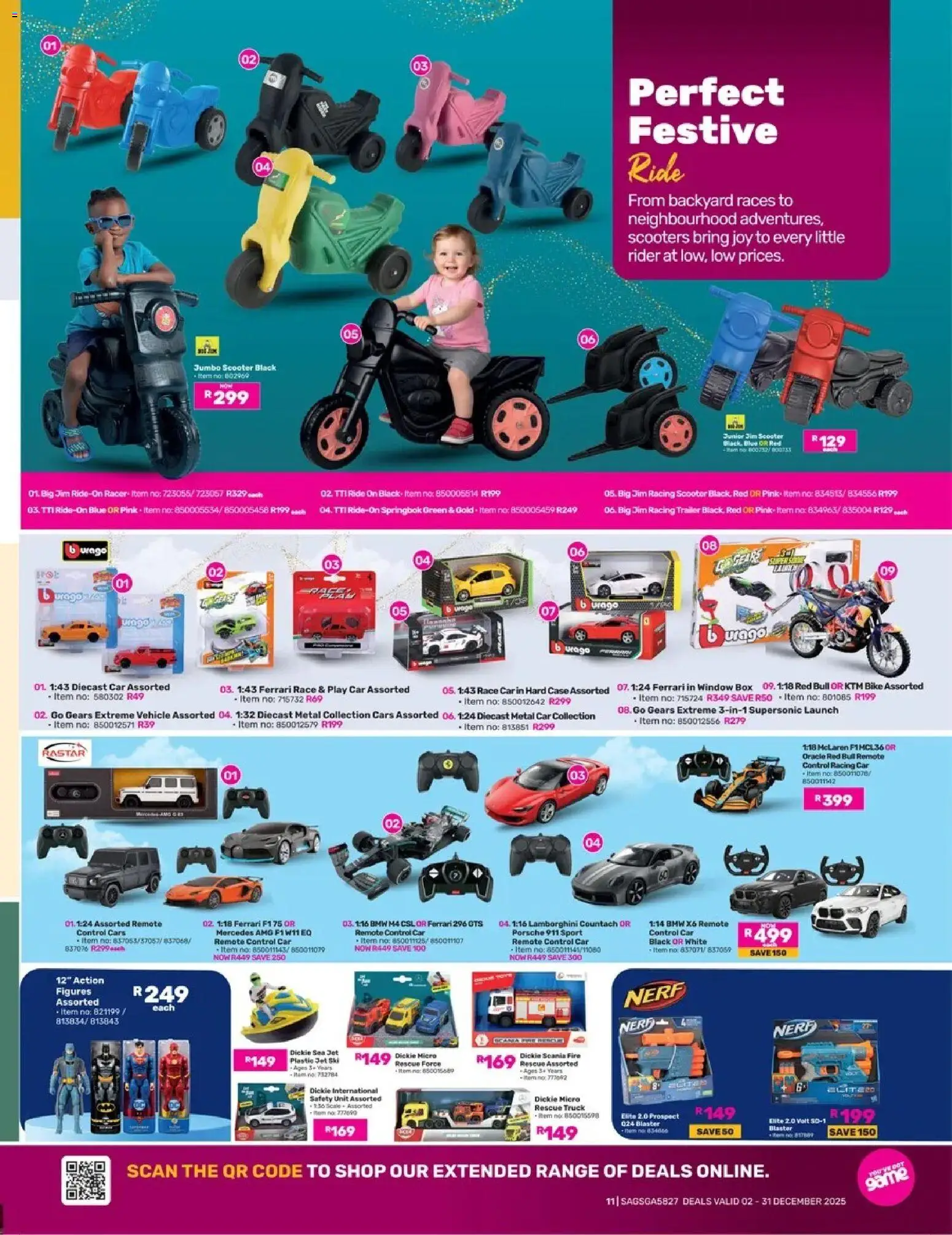 New Game catalogue – valid from 02.12.2025 | Page: 11 | Products: Case, Scale, Bed, Remote