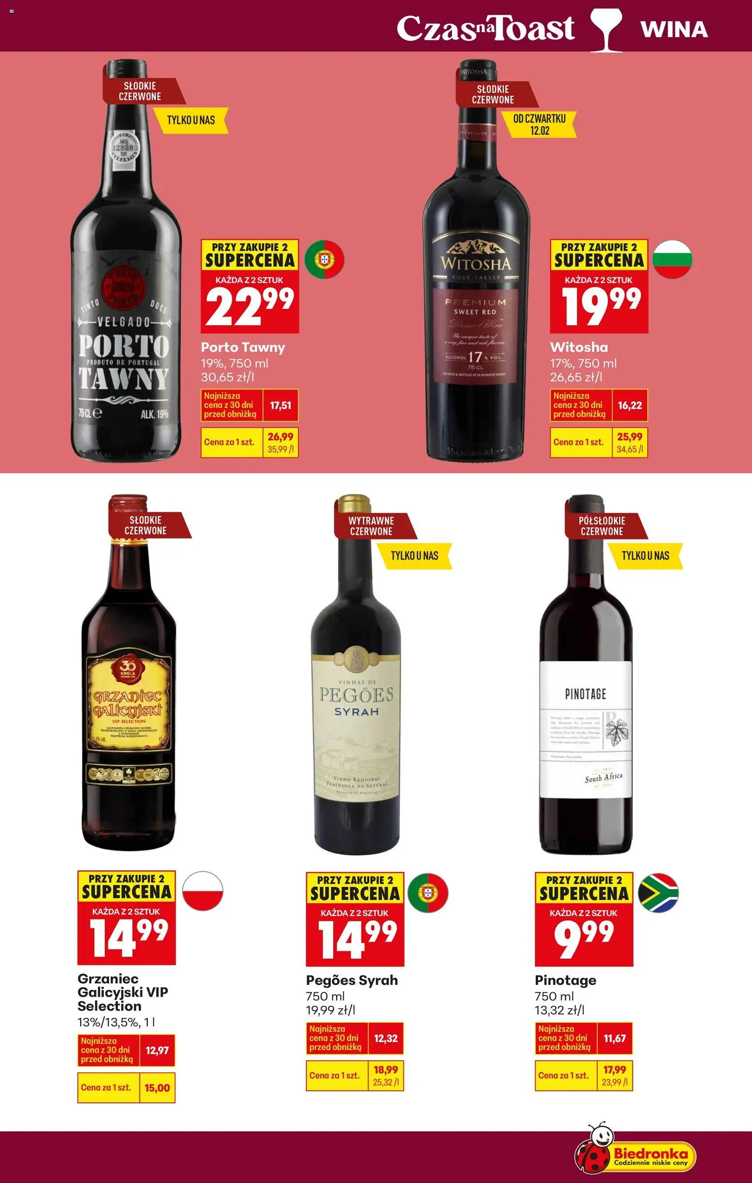 Biedronka Polsko leták - Czas na toast od 09.02.2026 | Strana: 23