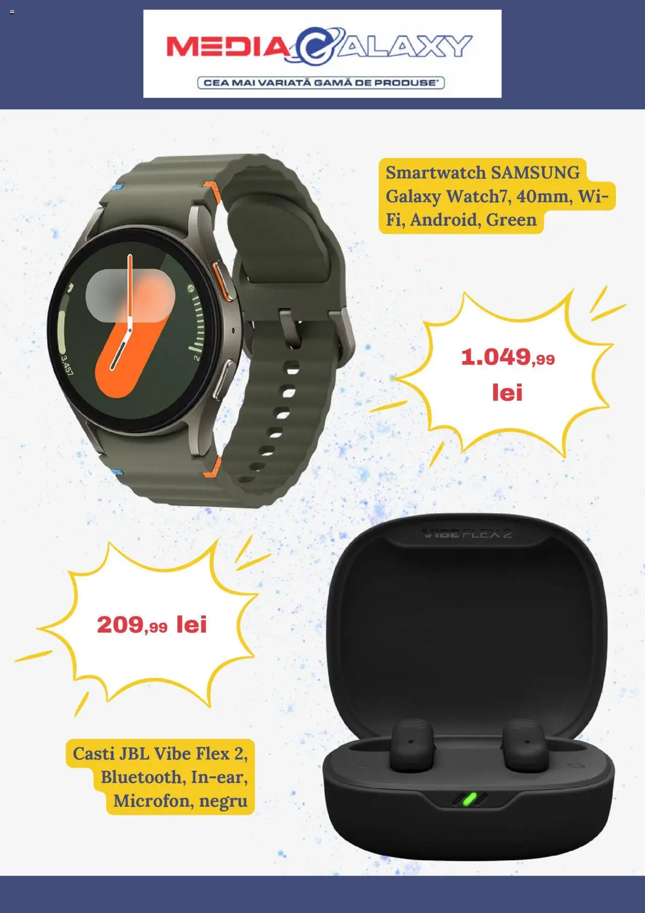 Catalog Media Galaxy – valabil de la 07.08.2025 | Pagină: 4 | Produse: Căști, Smartwatch