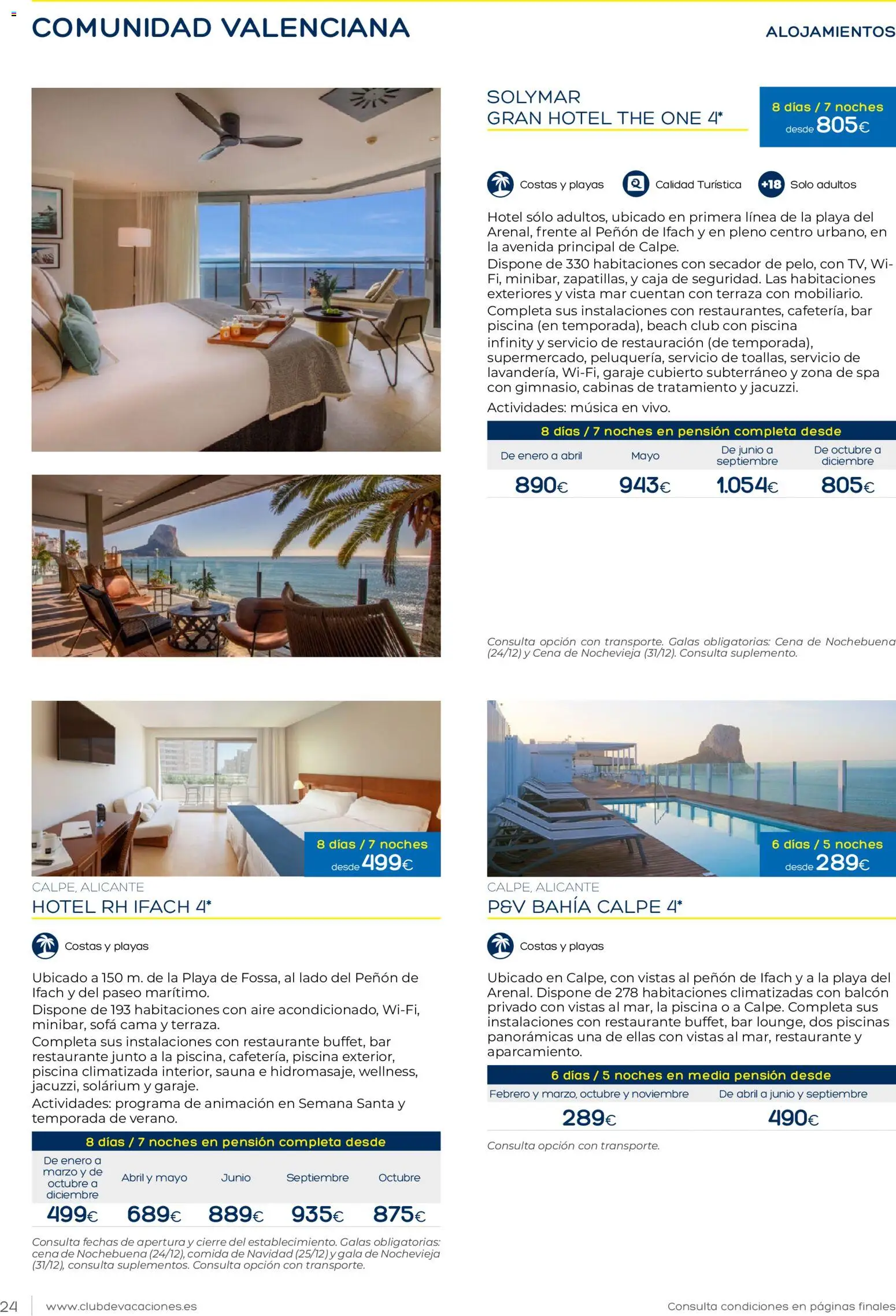 Viajes El Corte Inglés Club de Vacaciones │ válido desde el 01.02.2026 | Página: 24 | Productos: Sofá cama, Cama, Sofá, Caja