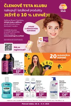 Náhled letáku TETA Drogerie leták - Klub od 28.08.2025
