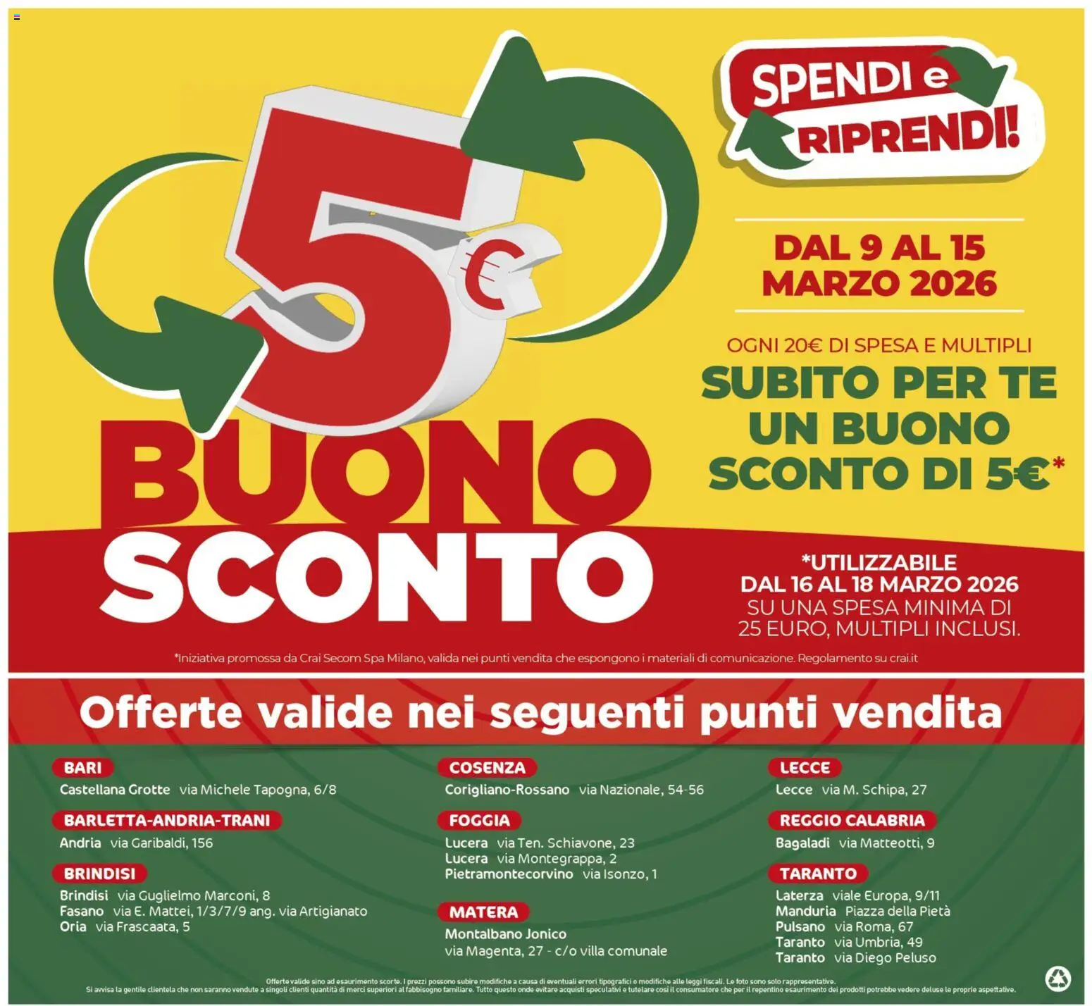 Volantino CRAI del 05.03.2026 | Pagina: 8 | Prodotti: Tè