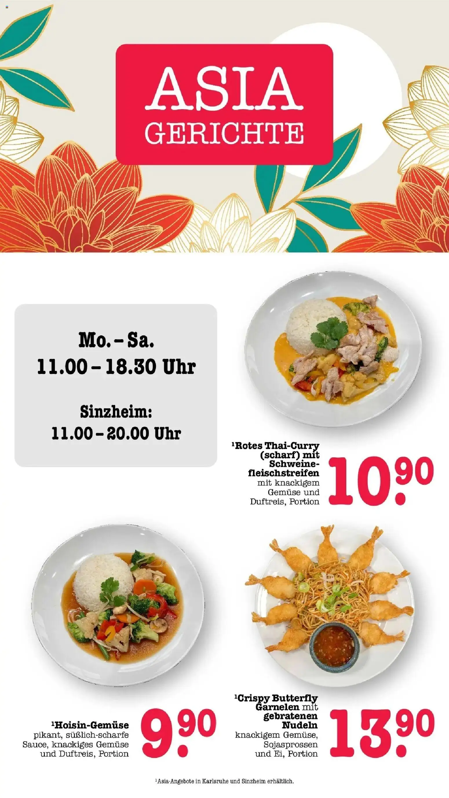 E center Prospekt Sinzheim	 – gültig ab 05.04.2026 | Seite: 19 | Produkte: Garnelen, Gemüse, Nudeln, Uhr