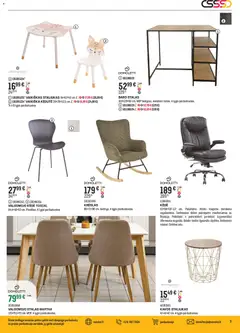 Senukai leidinys galioja nuo 07.01.2026 | Puslapis: 3 | Prekių: Stalas, Kėdė