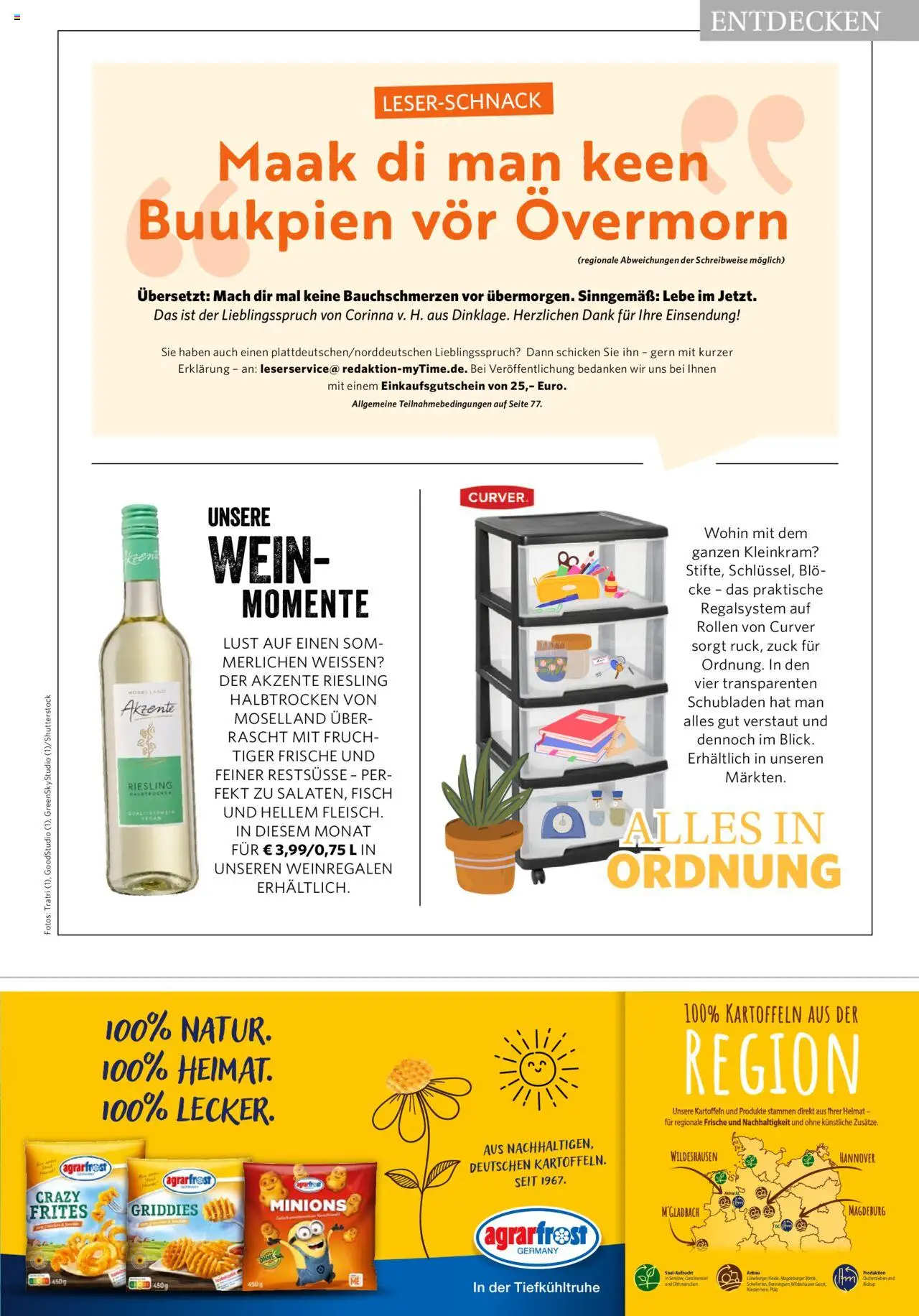 Combi - myTime August 2025 - gültig ab dem 01.08.2025 | Seite: 11 | Produkte: Fisch, Kartoffeln, Wein