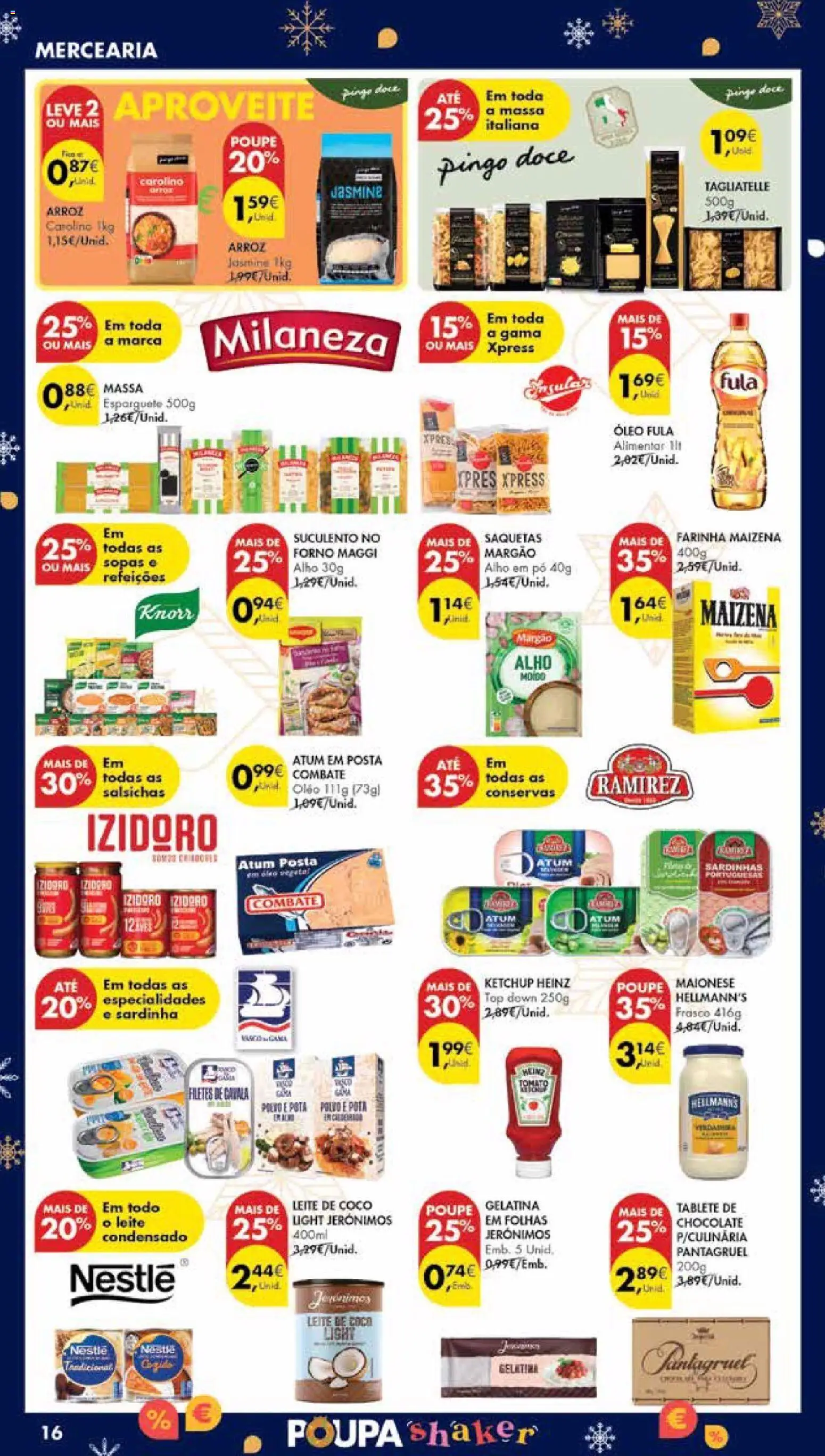 Pingo Doce Poupe Esta Semana Madeira │ válido de 27.12.2025 | Página: 16 | Produtos: Top, Gelatina, Sardinhas, Ketchup