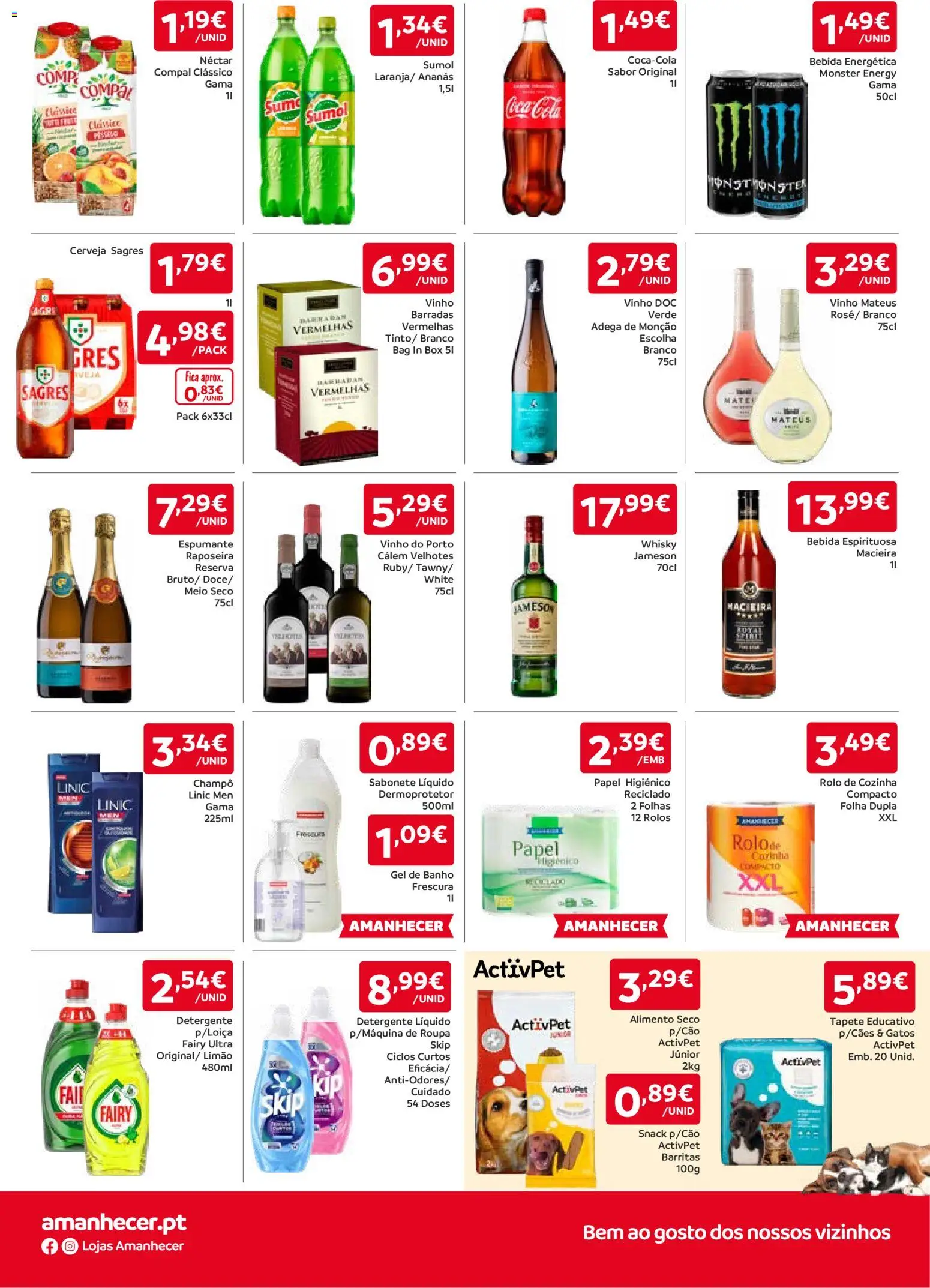 Amanhecer folheto │ válido de 06.11.2025 | Página: 4 | Produtos: Espumante, Gel de banho, Tapete, Sumo