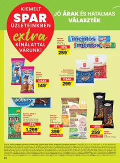 Spar akciós ujság - amely érvényes a következő dátumtól: 21.08.2025 | Oldal: 5 | Termékek: Piskóta, Drazsé, Cukorka, Keksz