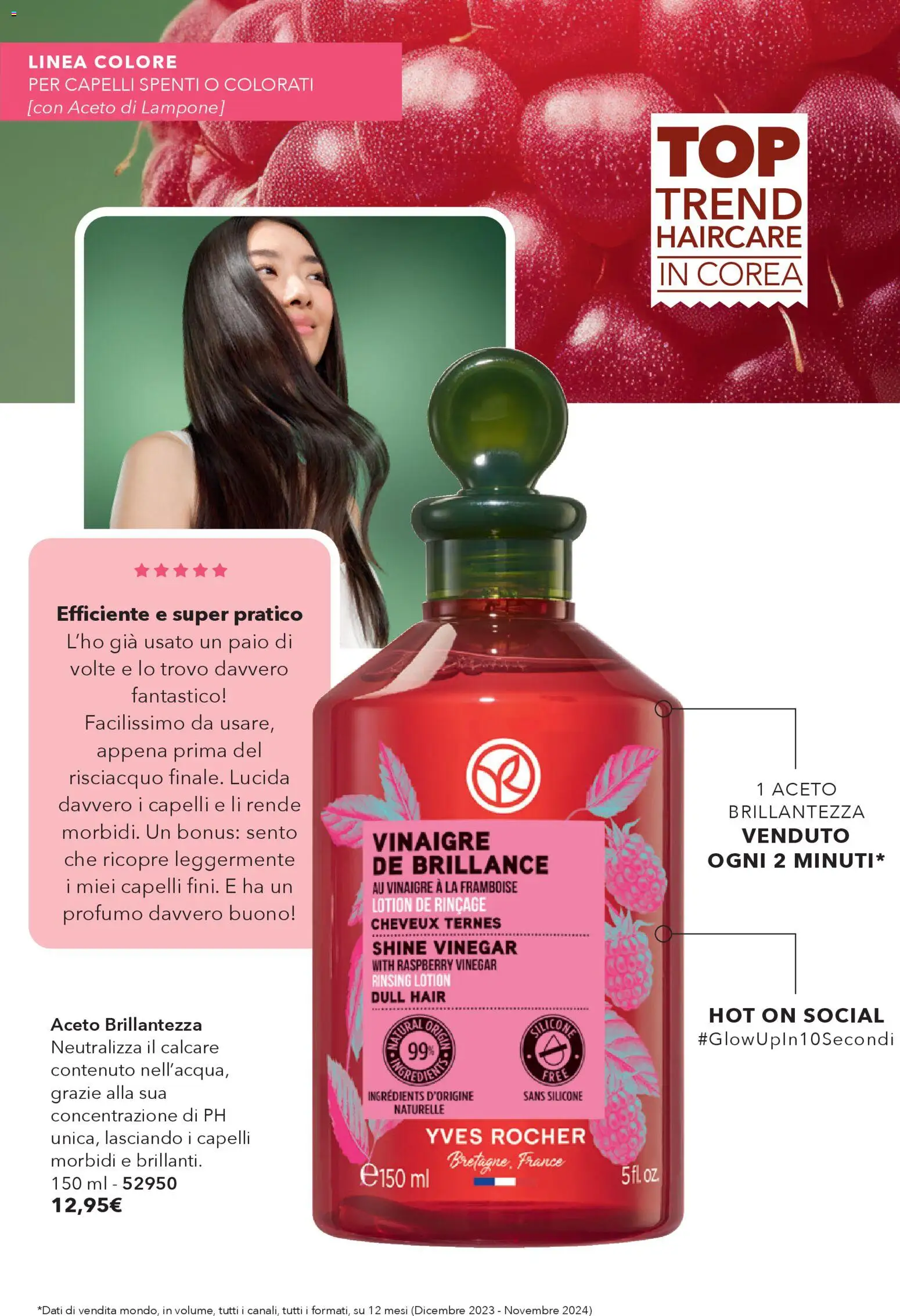 Volantino Yves Rocher del 17.02.2026 | Pagina: 50 | Prodotti: Lampone, Aceto, Silicone, Profumo