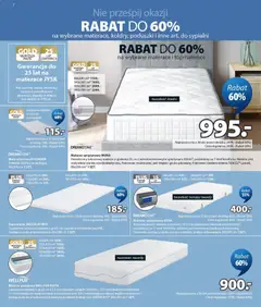 Pogląd oferty "JYSK gazetka" - ważna od 18.03.2026 | Strona: 2 | Produkty: Materac, Pianki