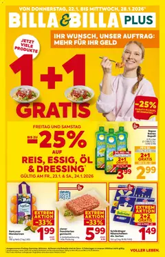 Billa AT Akciós újság - amely érvényes a következő dátumtól: 22.01.2026