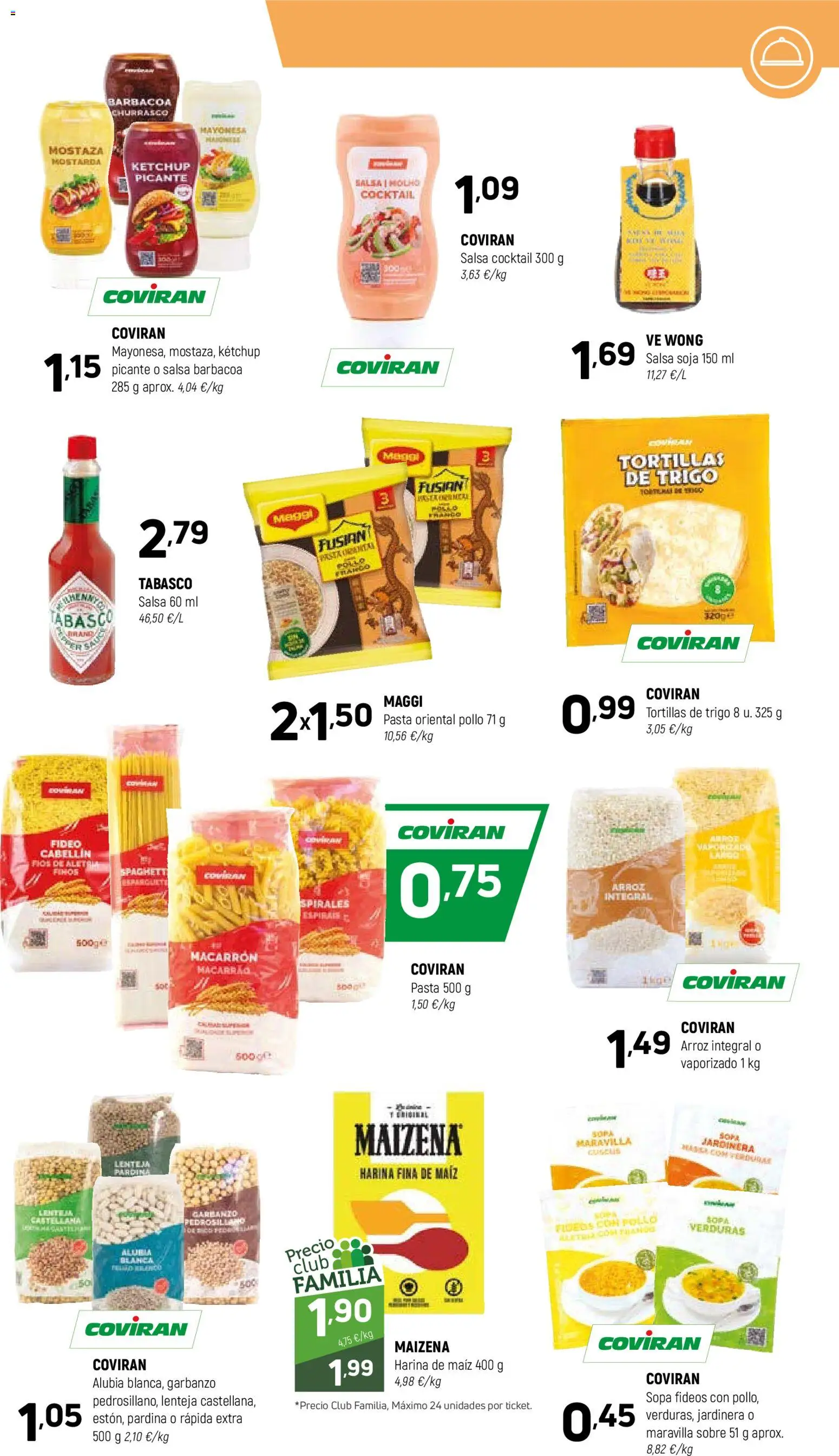 Coviran - Ceuta │ válido desde el 04.11.2025 | Página: 9 | Productos: Jardinera, Arroz, Pasta, Barbacoa