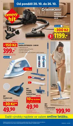Náhled letáku Lidl leták od 20.10.2025 | Strana: 41 | Produkty: Mop, Vysavač, Mop s rozprašovačem, W5