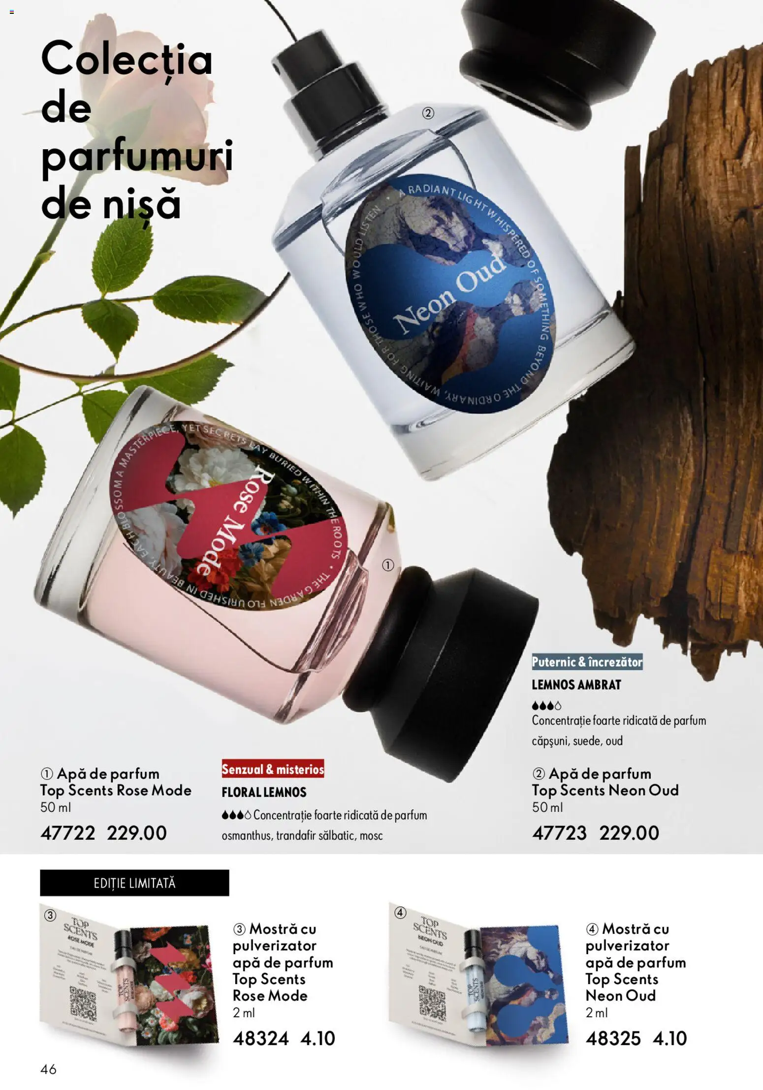 Noul catalog Oriflame – valabil de la 27.05.2026 | Pagină: 46 | Produse: Top, Trandafir, Parfum, Apă