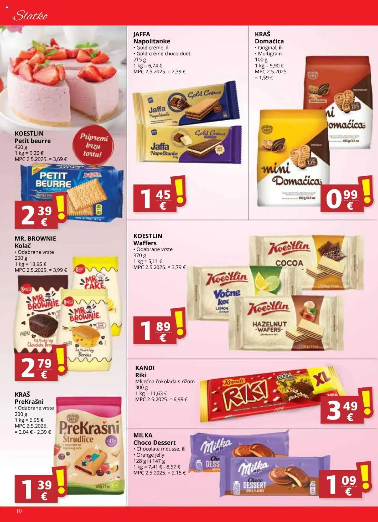 Ribola katalog | vrijedi od 10.09.2025 | Stranica: 10 | Proizvodi: Petit Beurre, Čokolada, Riža, Napolitanke