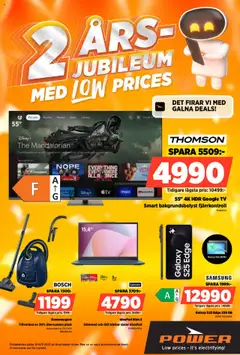Power - erbjudanden - Förhandsvisning av reklamblad från butik Power aktuell från 08.09.2025