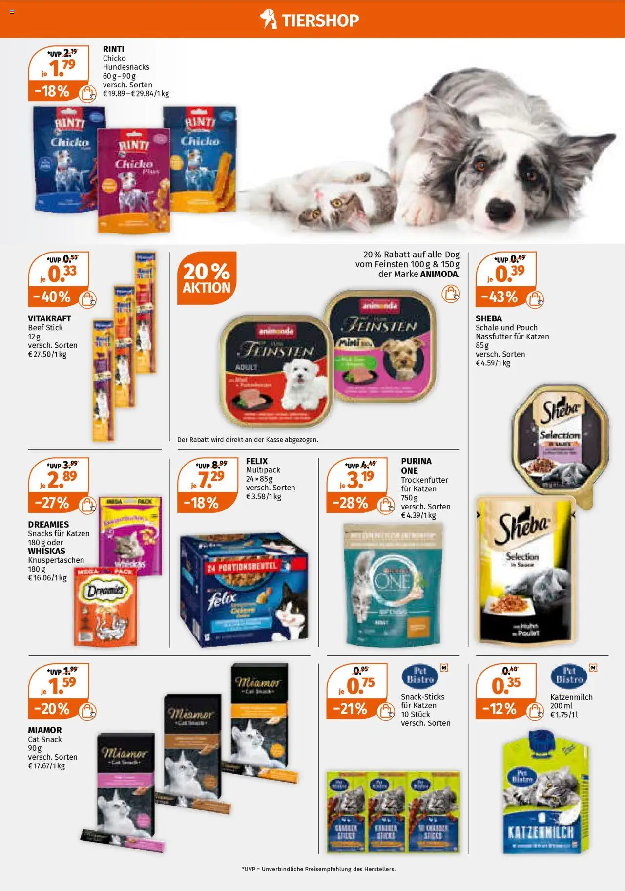 Müller Prospekt 	 - gültig ab dem 28.07.2025 | Seite: 12 | Produkte: Purina one, Sheba, Whiskas