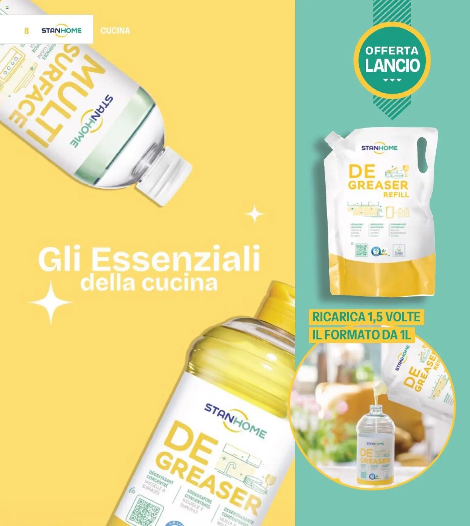 Volantino Stanhome del 08.01.2026 | Pagina: 8 | Prodotti: Sgrassatore