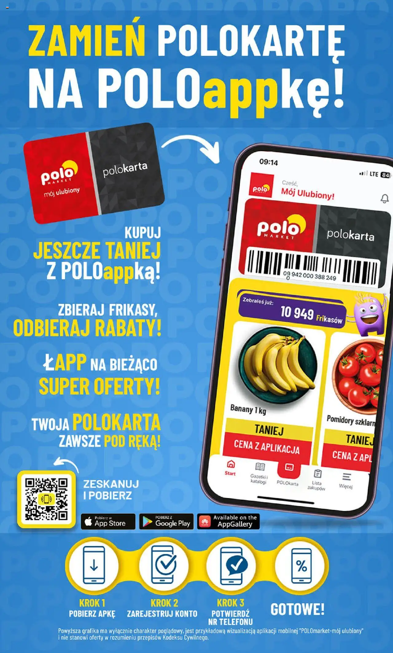 POLOmarket Gazetka - Frikasowe hity od 09.07.2025 | Strona: 2 | Produkty: Pomidory, Banany