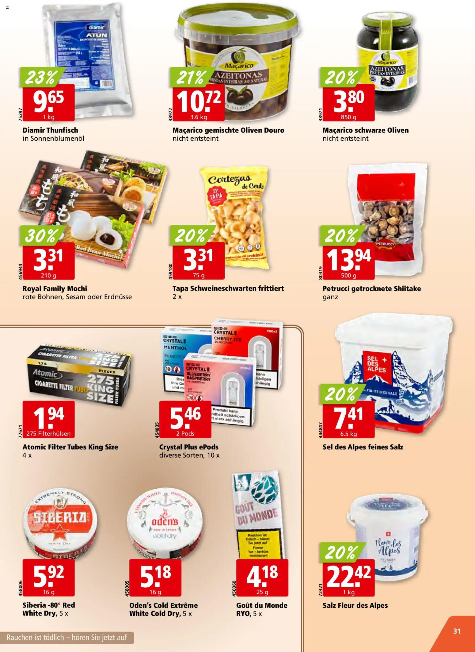 Aligro Aktionen – gültig ab 09.02.2026 | Seite: 31 | Produkte: Erdnüsse, Salz