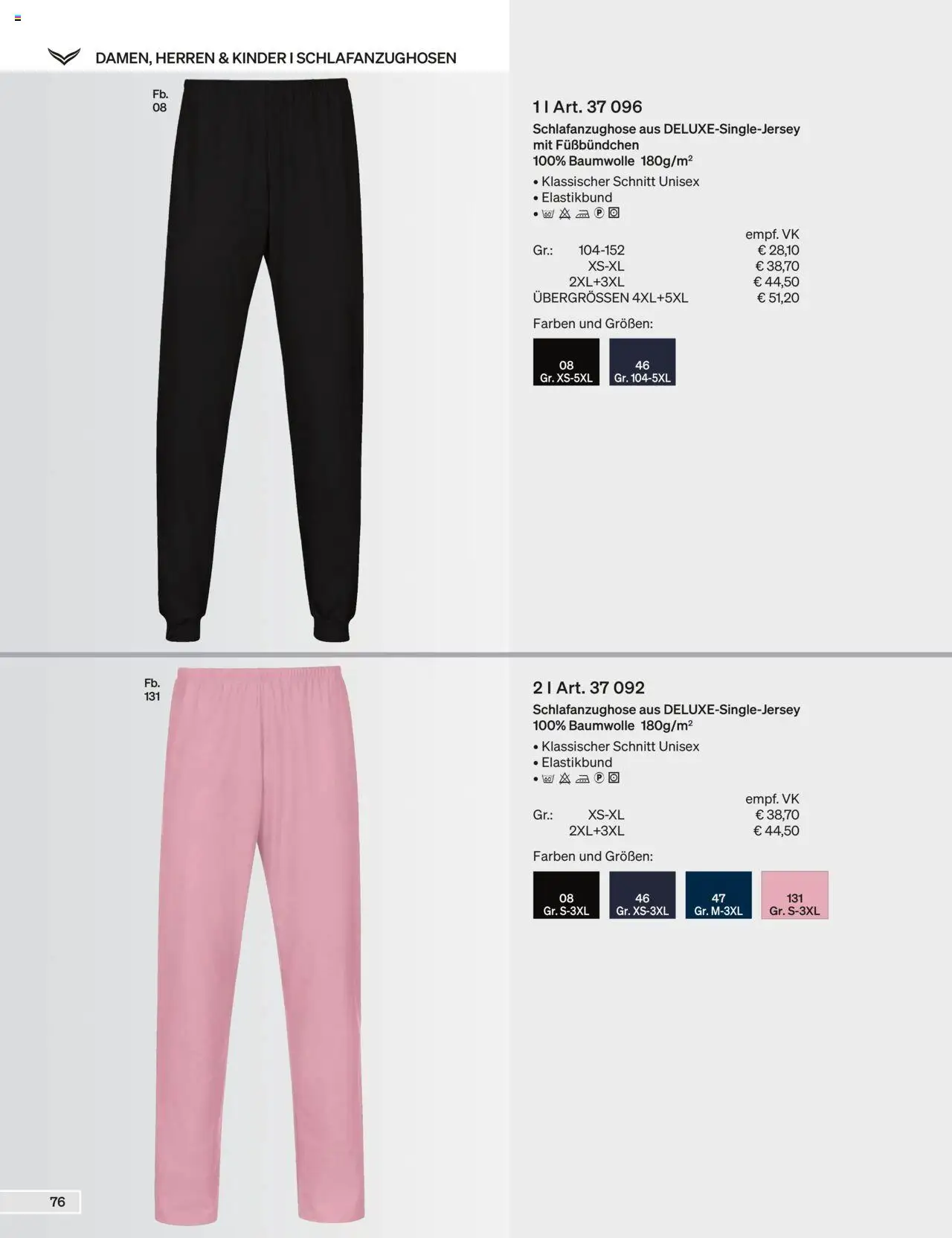 Trigema Prospekt 	 – gültig ab 01.09.2025 | Seite: 76