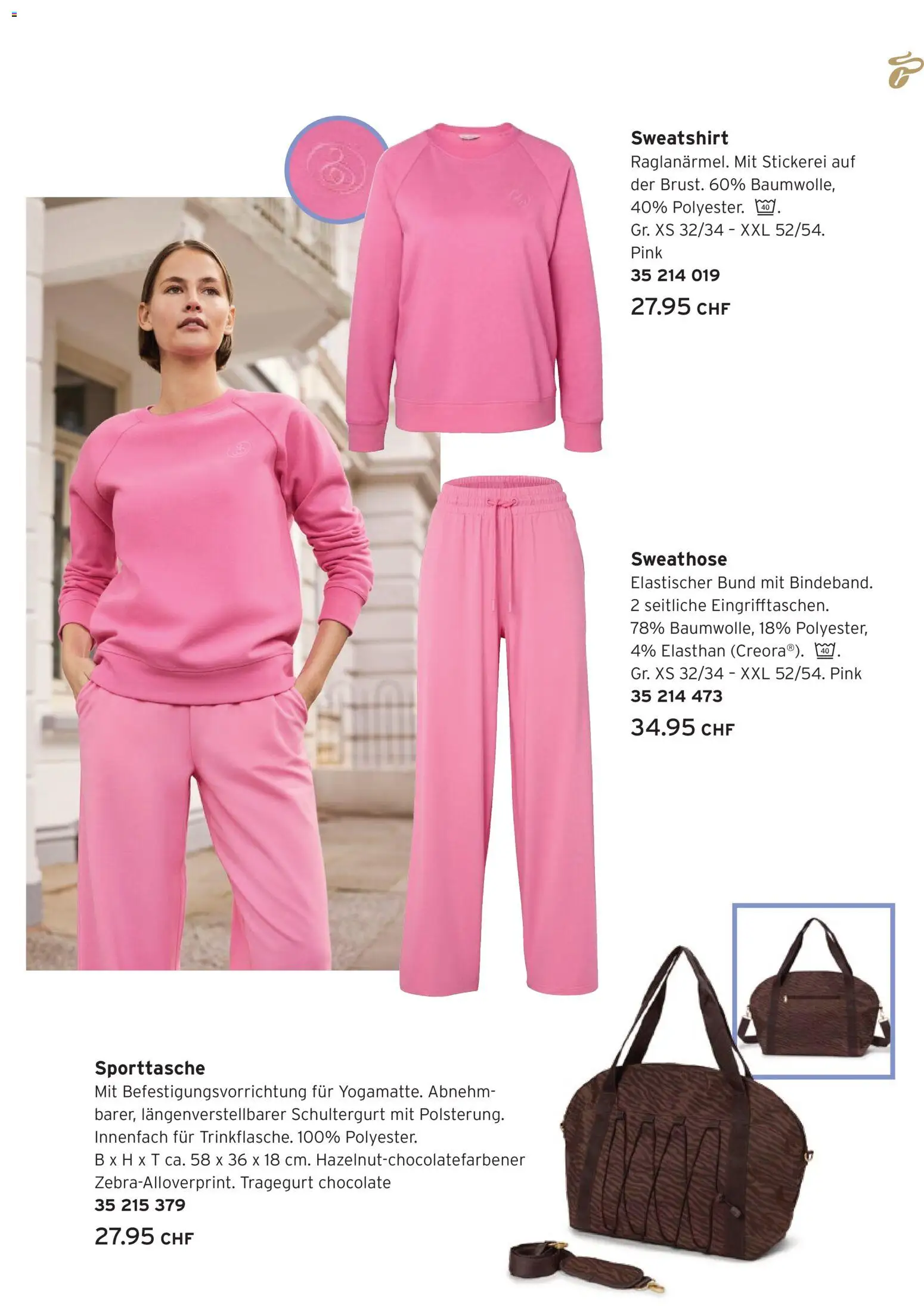 Tchibo Aktionen Feel the flow – gültig ab 17.02.2026 | Seite: 7 | Produkte: Sweathose, Sweatshirt