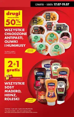 Biedronka gazetka - Oferta W tym tygodniu od 17.07.2025 | Strona: 9 | Produkty: Chili, Hummus klasyczny, Pesto, Suszone pomidory