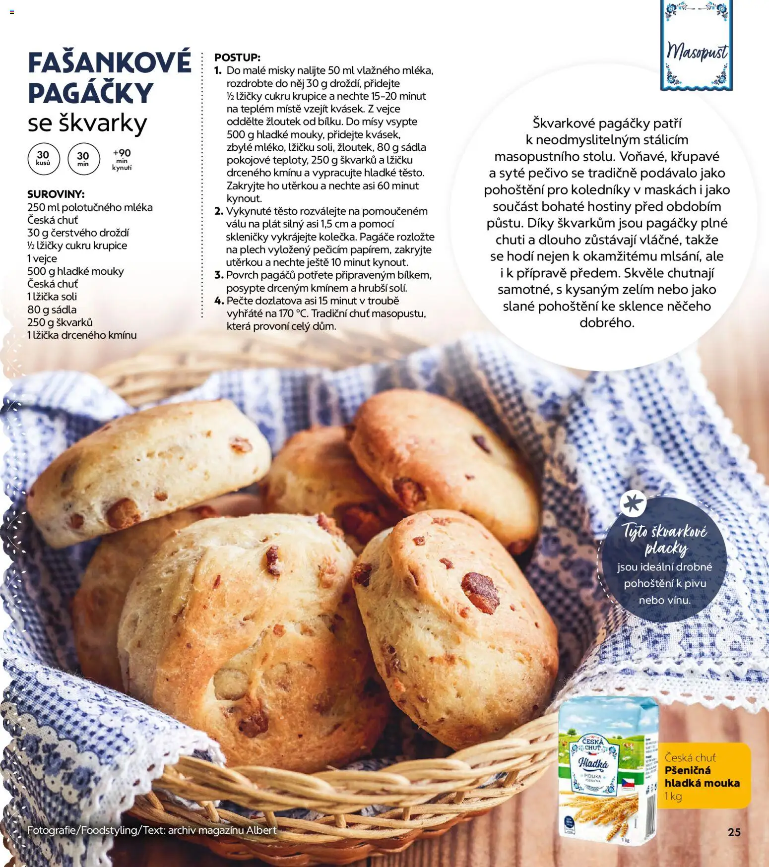 Albert magazín od 01.02.2026 | Strana: 25 | Produkty: Vejce, Plech, Mouka, Droždí