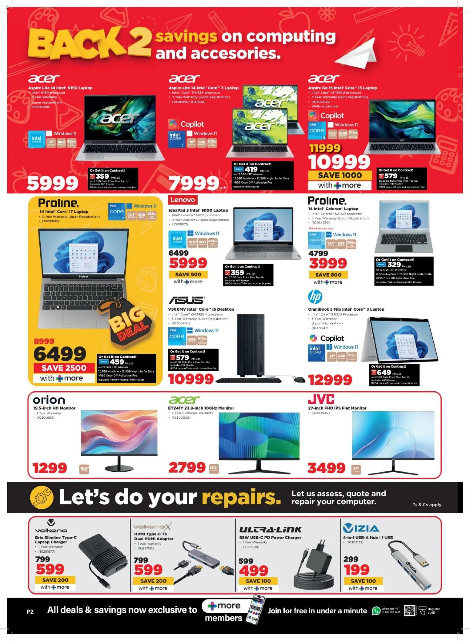 New HiFi Corp catalogue – valid from 29.12.2025 | Page: 2 | Products: Sim, Router, Laptop, Charger