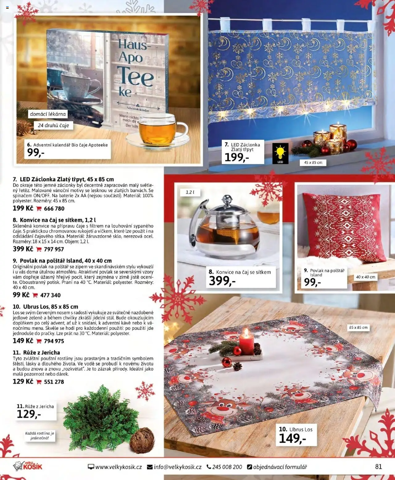 Velký Košík katalog říjen od 01.10.2025 | Strana: 81 | Produkty: Kalendář, Konvice, Rostliny, Baterie