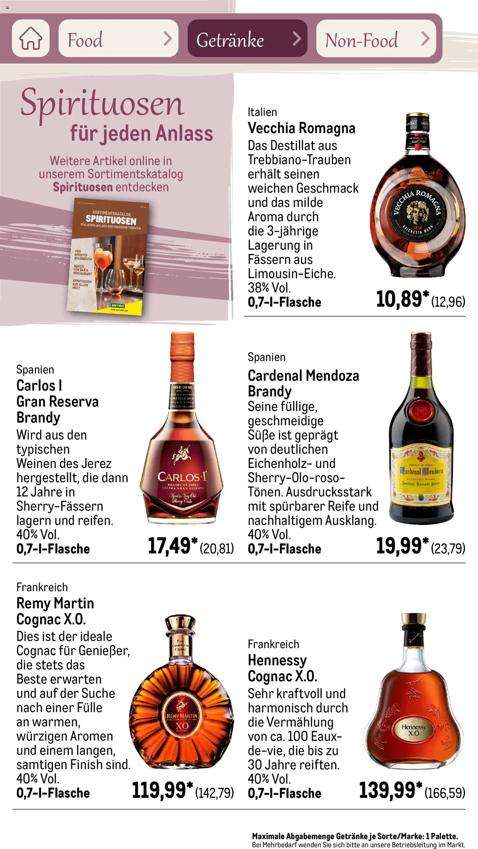 Metro Saisonkatalog Frühlingsgenuss – gültig ab 01.03.2026 | Seite: 85 | Produkte: Osborne, Finish