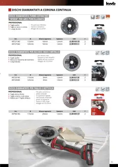 Anteprima del volantino Einhell Elettroutensili catalogo valido a partire dal 10.10.2025 | Pagina: 73 | Prodotti: Acqua, Disco