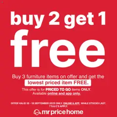MRP Home specials catalogue – valid from 16.09.2025