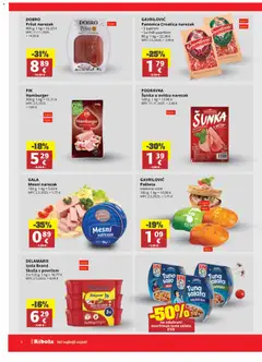Katalog Ribola - Pregled kataloga iz trgovine Ribola, vrijedi od 18.02.2026 | Stranica: 6 | Proizvodi: Šunka, Podravka, Pršut, Salata