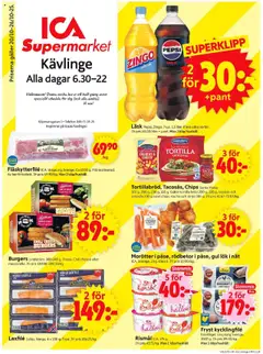 ICA Supermarket - Kävlinge - Förhandsvisning av reklamblad från butik ICA Supermarket aktuell från 20.10.2025