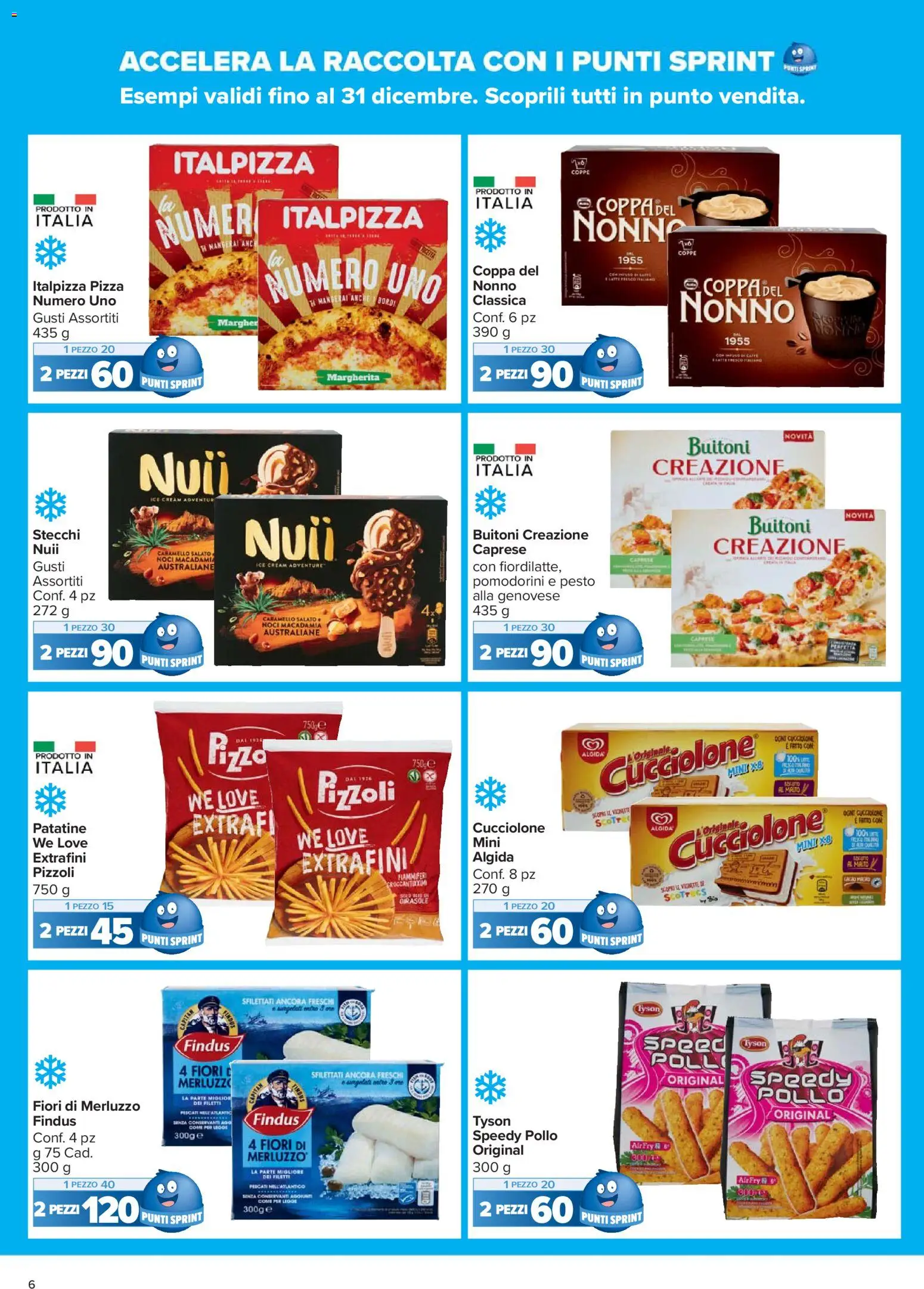 Volantino Carrefour del 02.12.2025 | Pagina: 6 | Prodotti: Pomodorini, Pizza, Noci, Mais