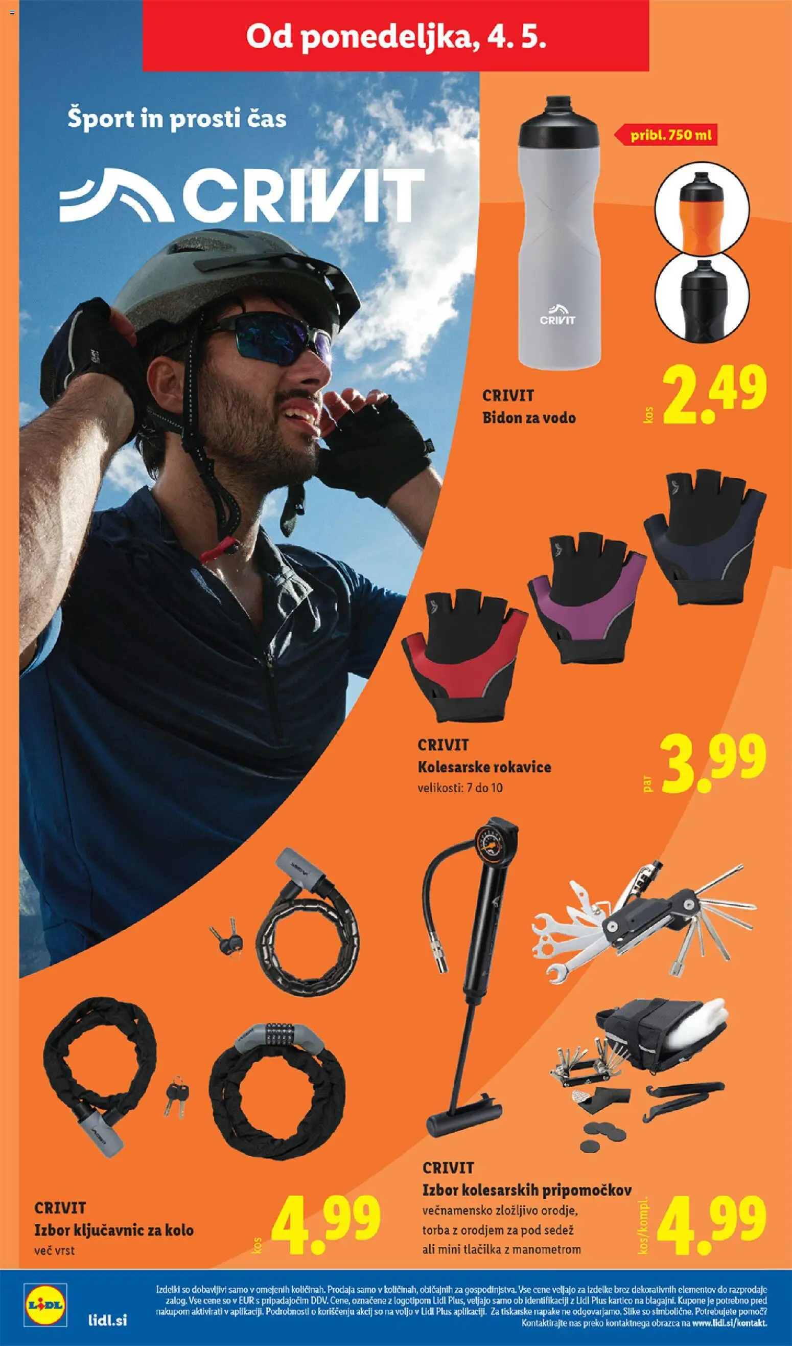 Novi Lidl katalog ponudbe – veljaven od 29.04.2026 | Stran: 66 | Izdelki: Torba, Rokavice