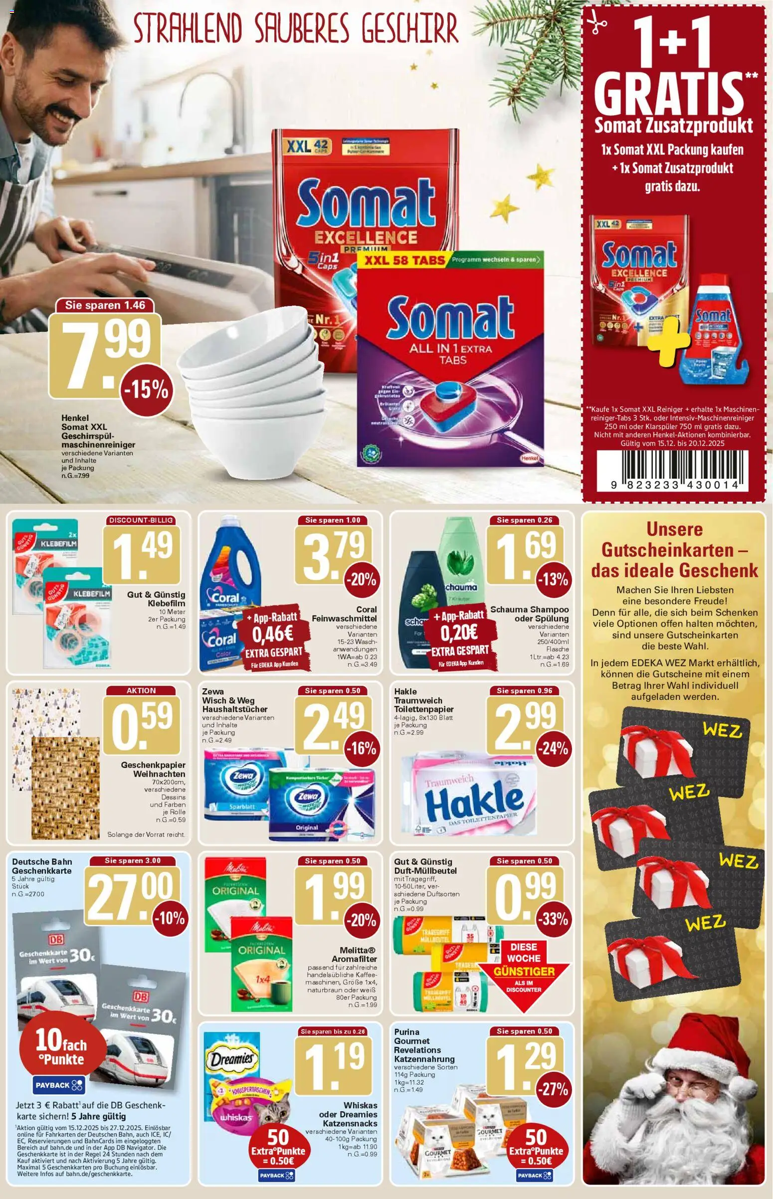 WEZ Prospekt – gültig ab 15.12.2025 | Seite: 15 | Produkte: Schauma shampoo, Shampoo, Spülung, Whiskas