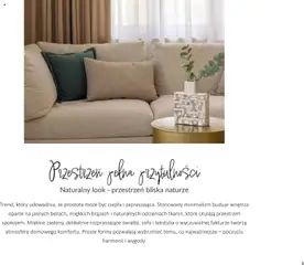 Pogląd oferty "Dekoria Gazetka" - ważna od 01.02.2026 | Strona: 5 | Produkty: Sofa, Tekstylia