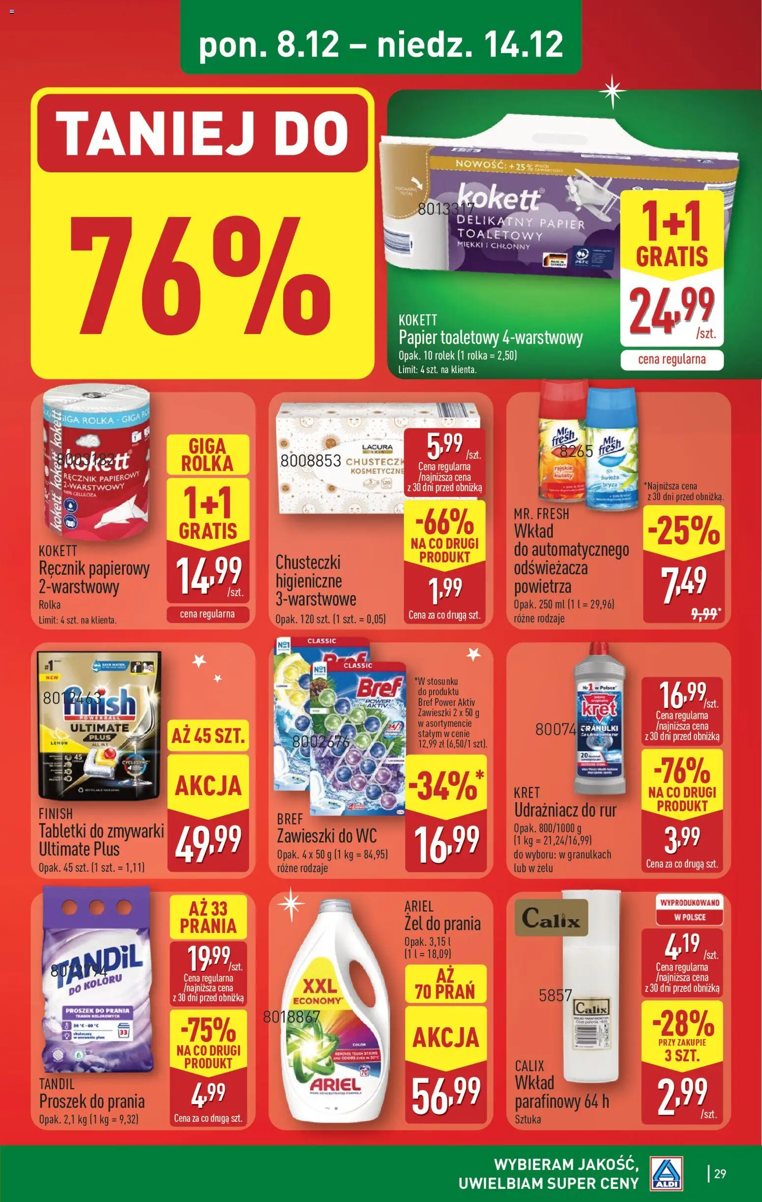 Aldi Gazetka od 08.12.2025 | Strona: 29