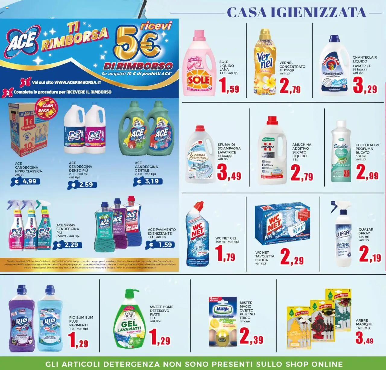 Volantino Happy Casa del 06.08.2025 | Pagina: 30 | Prodotti: Sgrassatore, Pavimento, Limone, Lavatrice