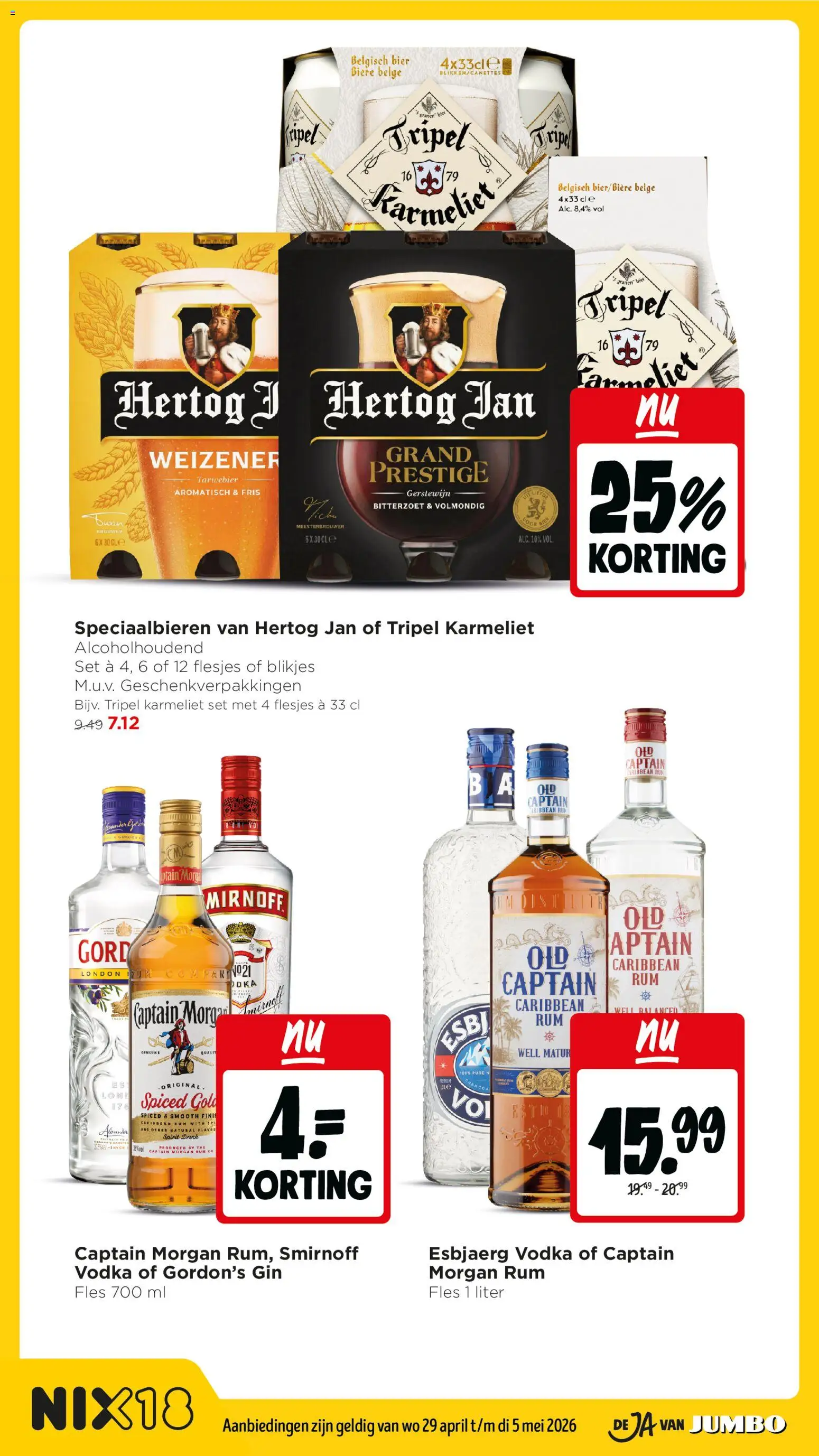 {H1} | Pagina: 28 | Producten: Bier, Gin, Granen, Fles