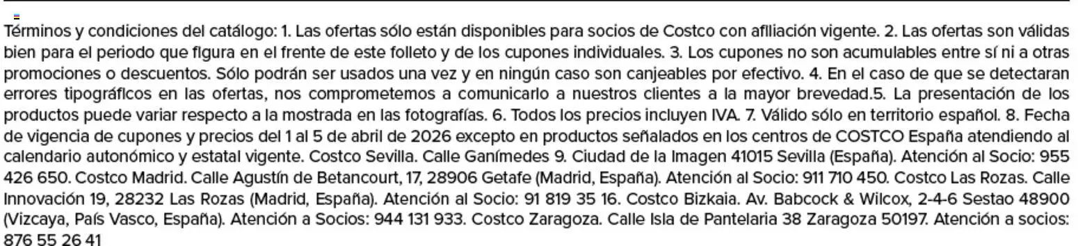 Costco catálogo │ válido desde el 01.04.2026 | Página: 5