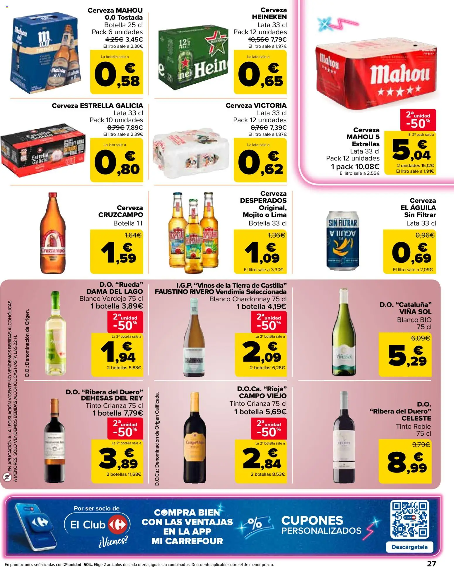 Carrefour Market folleto │ válido desde el 24.03.2026 | Página: 27 | Productos: Lima, Cerveza, Παρμεζάνα, Σπανάκι