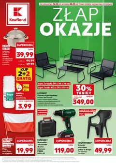 Náhled letáku Kaufland Polsko leták - Złap okazje od 16.04.2026
