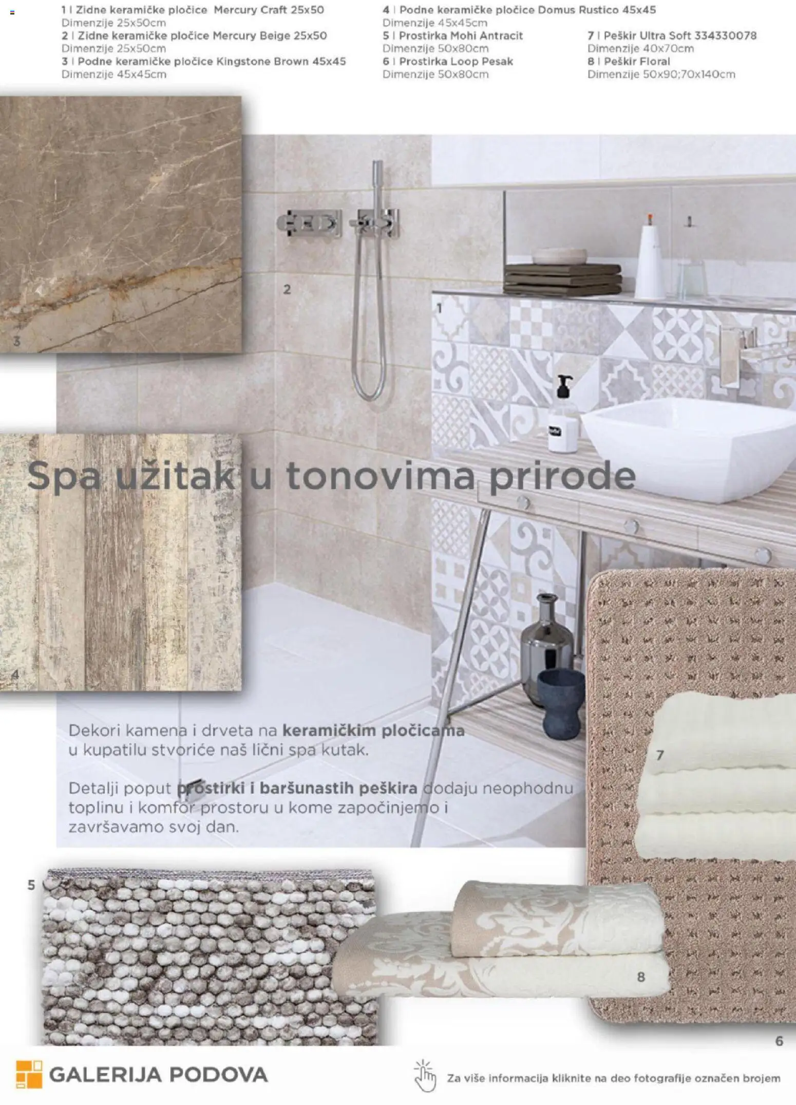 Galerija Podova katalog - važi od 01.12.2025 | Strana: 32 | Proizvode: Peškir