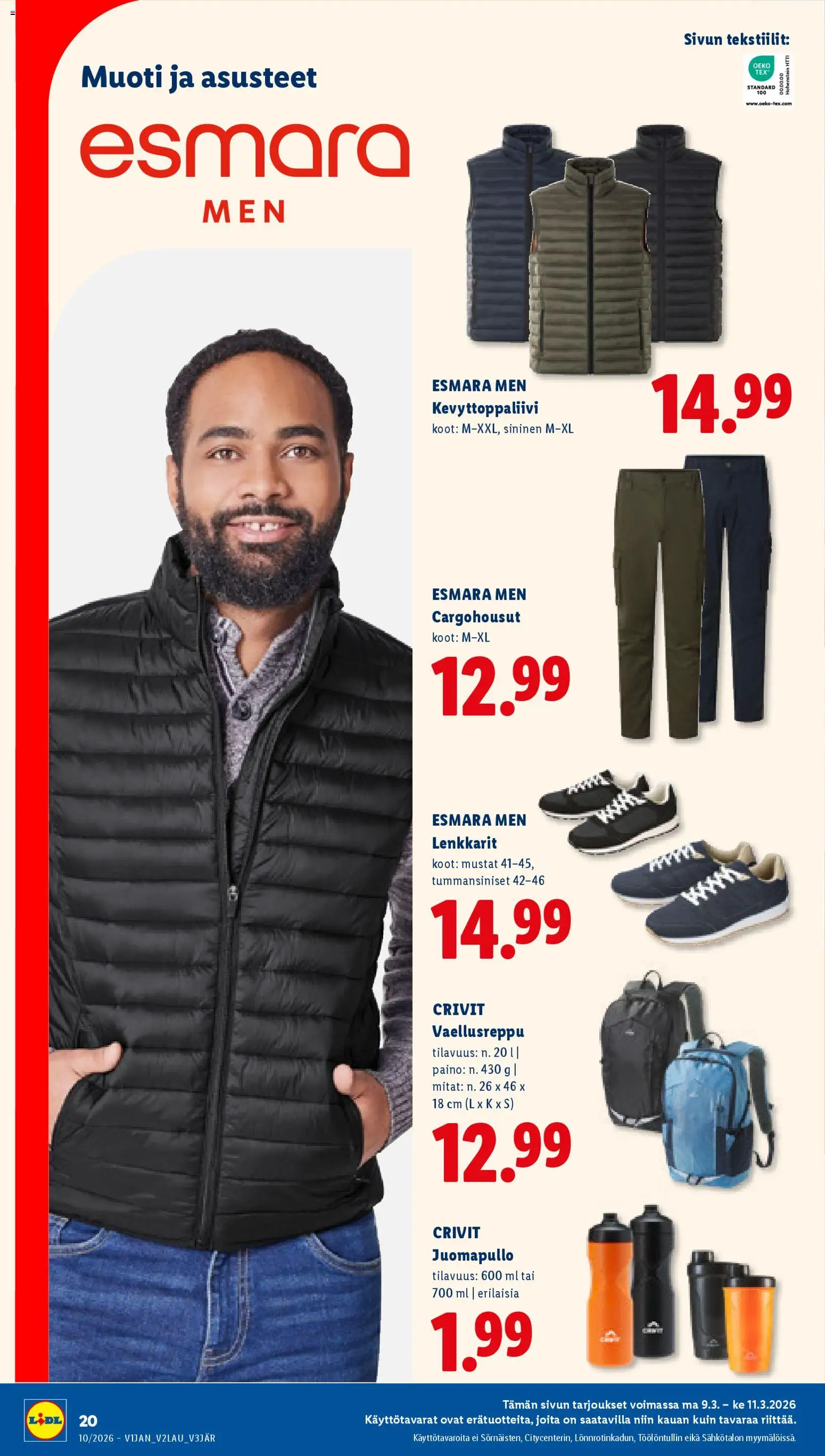 Lidl tarjoukset - Rovaniemi – voimassa 05.03.2026 alkaen | Sivu: 28 | Tuotteet: Lenkkarit