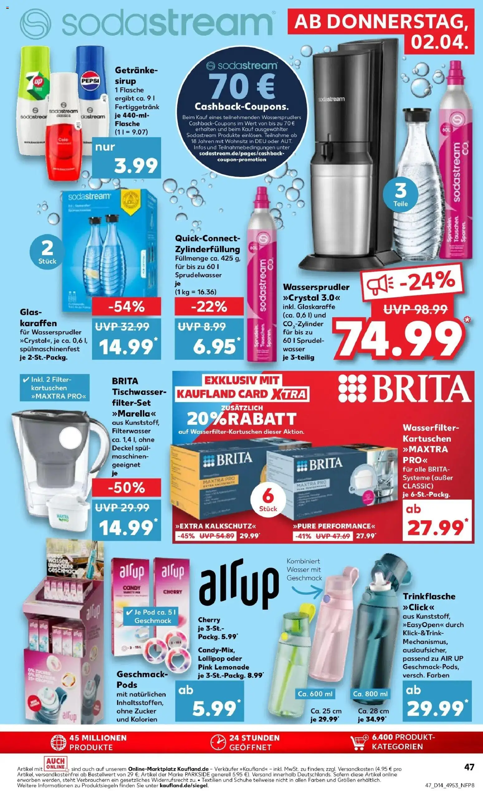 Kaufland Prospekt Bergheim	 – gültig ab 30.03.2026 | Seite: 61 | Produkte: Sirup, Wasser, Pepsi, Sodastream