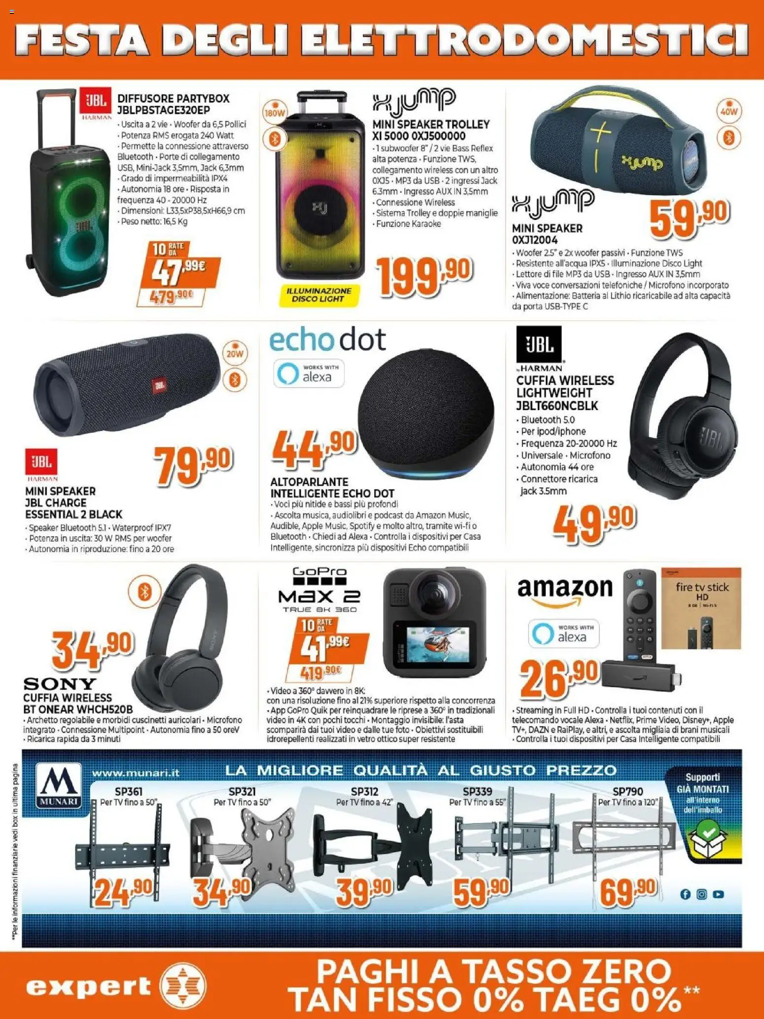 Volantino Expert del 12.03.2026 | Pagina: 19 | Prodotti: Telecomando, Microfono, USB, Trolley