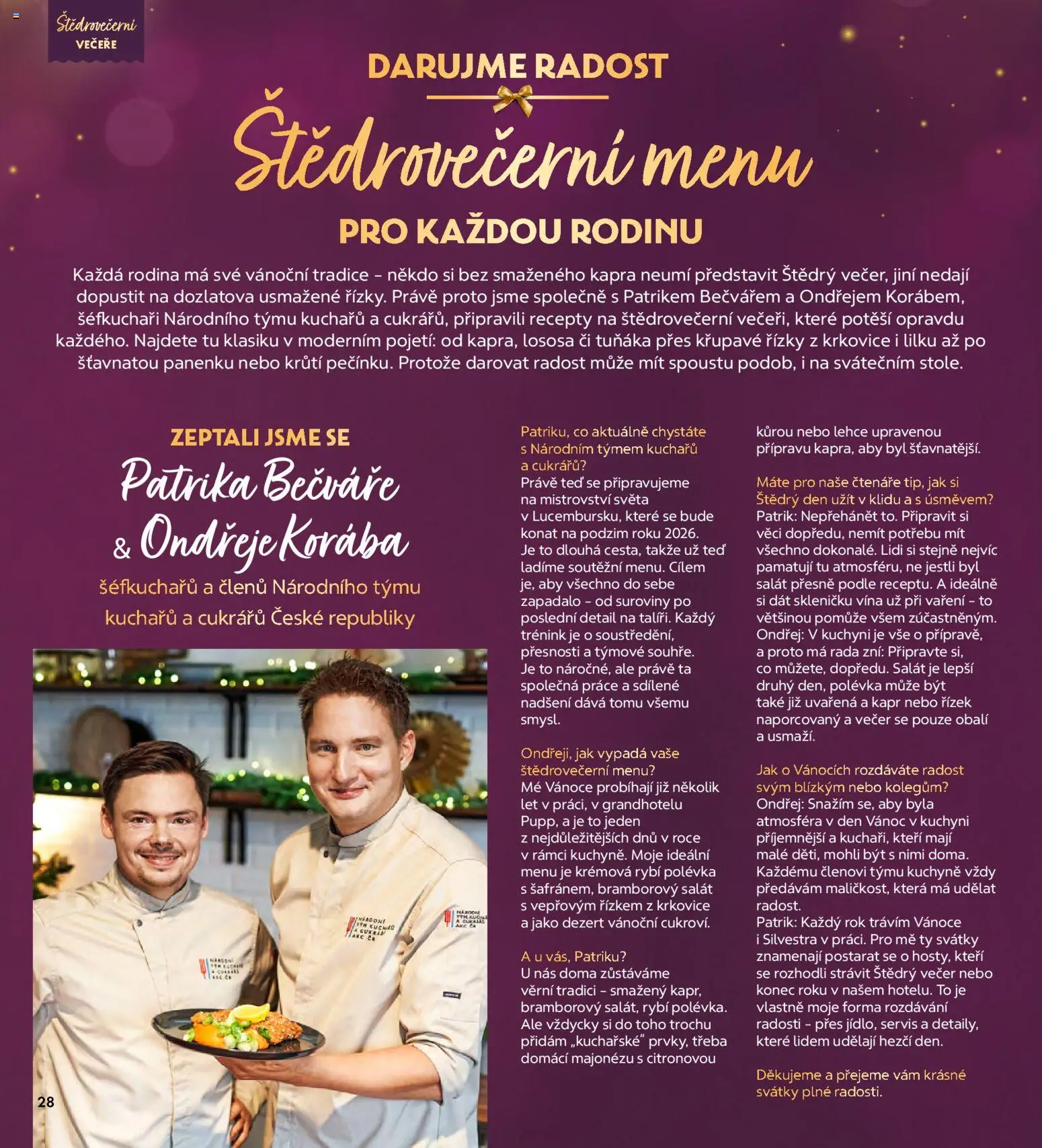 Albert magazín od 01.12.2025 | Strana: 28 | Produkty: Salát, Forma, Krkovice, Kapr